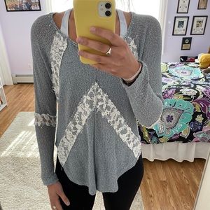 Free People Lace Top